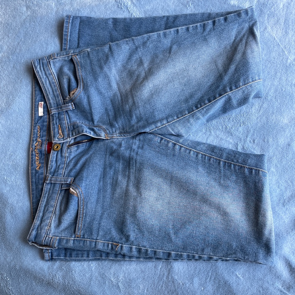 Arizona Super Skinny Light Wash Jeans